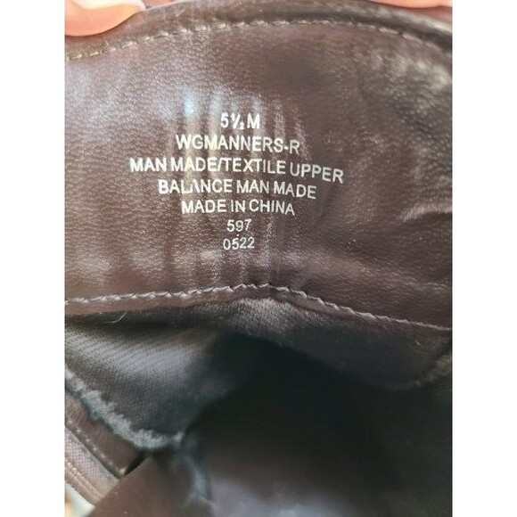 Guess Lace-Up Combat Boots Size 5.5 Brown Heeled Ankle Booties Gold Hardware - Picture 5 of 7